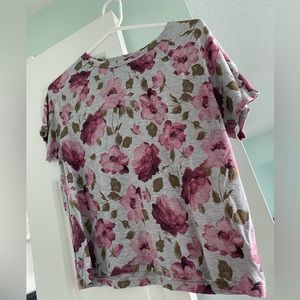 American Eagle Outfitters Floral Soft and Sexy T-shirt